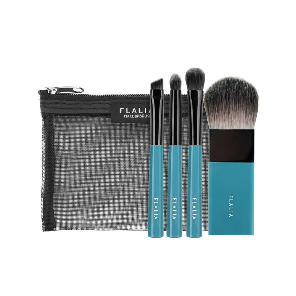 _FLALIA_ 4MINI Portable Makeup Brush Set